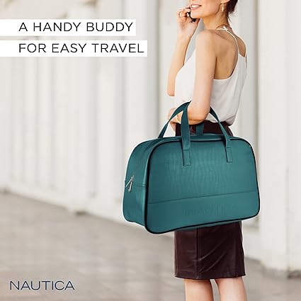 Nautica Duffle Bag for Travel | Stylish Leatherette Luggage