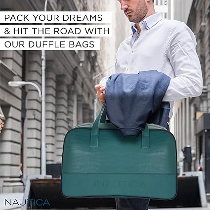 Nautica Duffle Bag for Travel | Stylish Leatherette Luggage