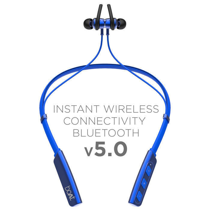 boAt Rockerz 235V2 Wireless Headset  (Blue)
