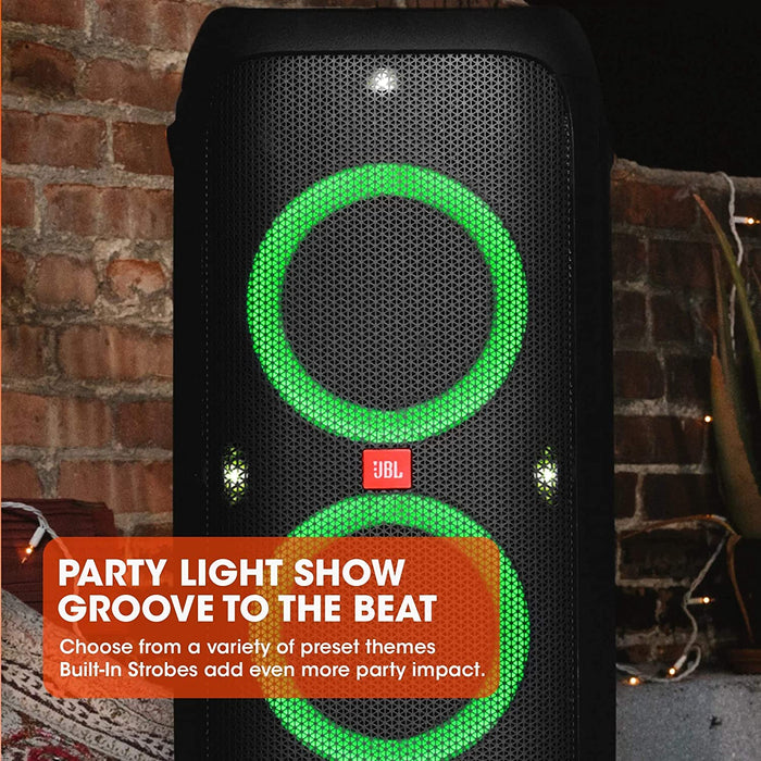 JBL Partybox 310 Portable Bluetooth Party Speaker with Dynamic Light Show (240 Watt, Upto 18 Hrs Playtime, Black)