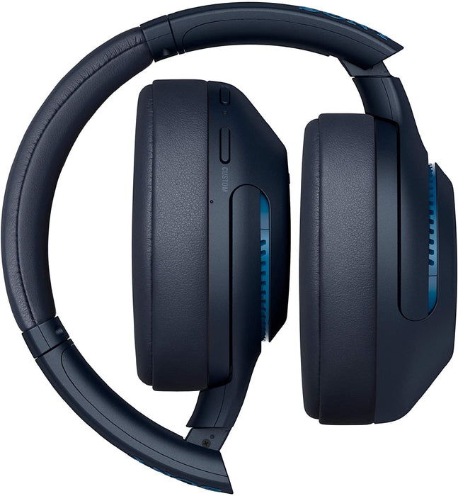 Sony WH-XB900N Wireless Bluetooth Noise Cancelling Extra Bass Headphones with 30 Hours Battery Life (Blue)