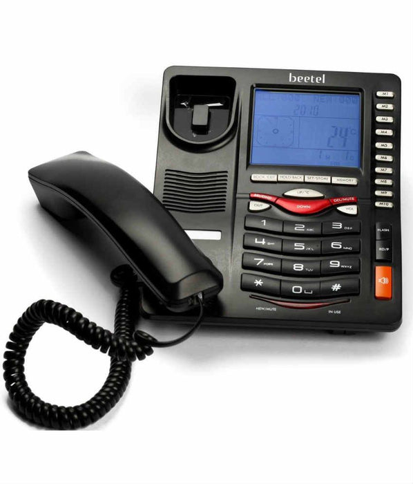 Beetel M75N Corded Phone (Black)
