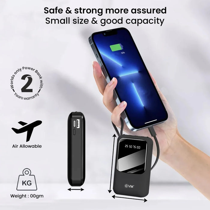 EVM EnCase Mini 10000mAh Power Bank