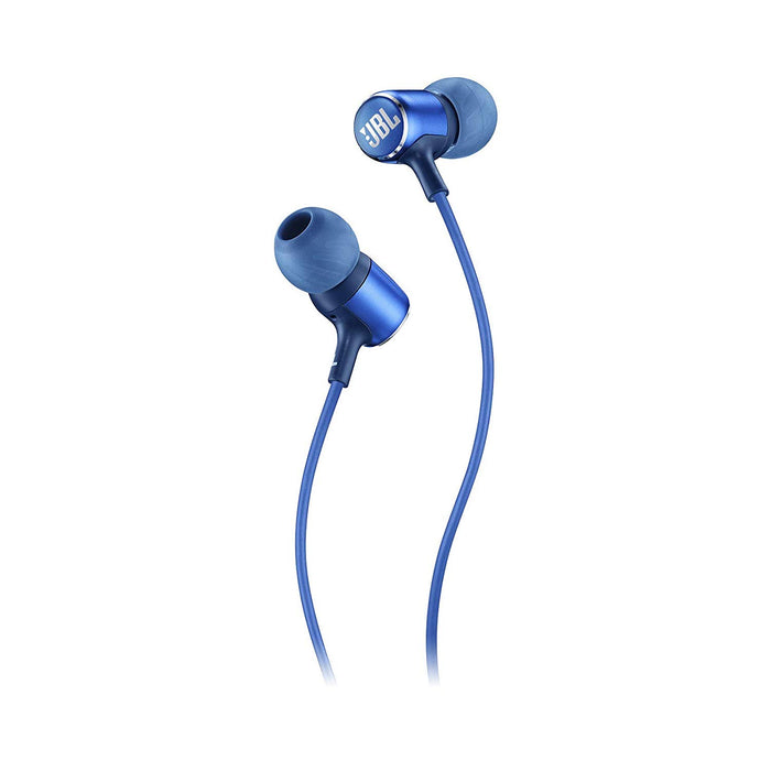 JBL Live 100 in-Ear Headphones with in-Line Microphone and Remote (Blue)