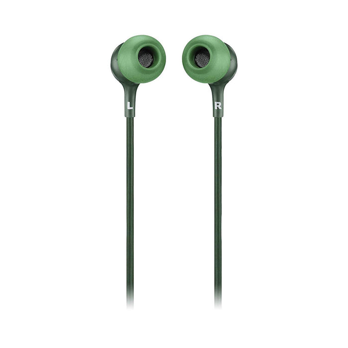 JBL Live 100 in-Ear Headphones with in-Line Microphone and Remote (Green)