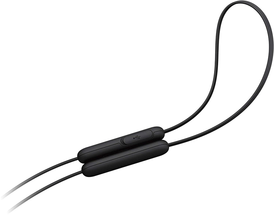 Sony WI-C200 Wireless In-Ear Headphones with 15 Hours Battery Life (Black)