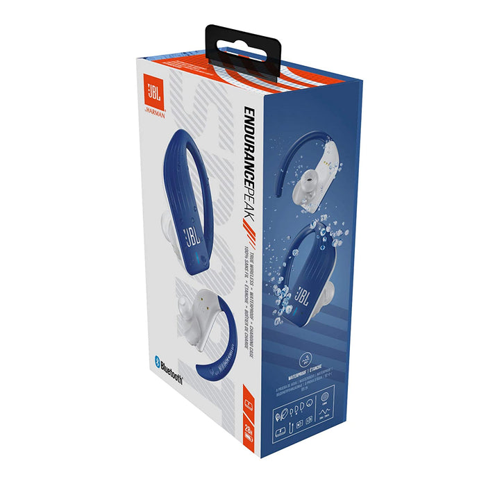 JBL Endurance Peak Waterproof True Wireless in-Ear Sport Headphones (Blue)