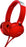 Sony MDR- XB550AP Extra Bass On-Ear Headphone, Red