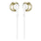JBL T205BT Pure Bass Wireless Metal Earbud Headphones with Mic (Gold)