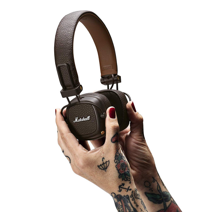 Marshall Major III Bluetooth Wireless On-Ear Headphones (Brown)