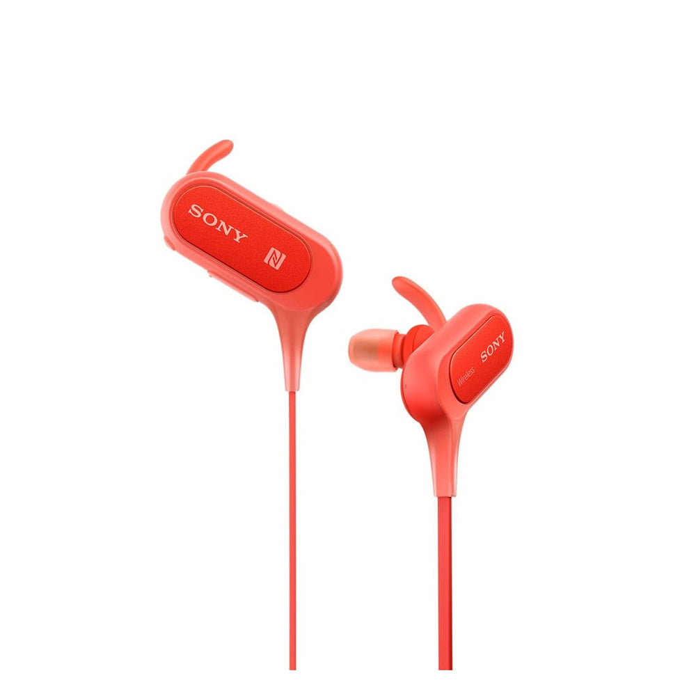 Sony MDR-XB50BS EXTRA BASS Sports Wireless In-ear Headphones (Red)