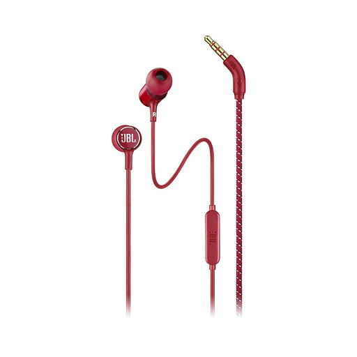 JBL LIVE100 in-Ear Headphones with in-Line Microphone and Remote (Red)