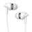 boAt BassHeads 100 in-Ear Headphones with Mic (White)
