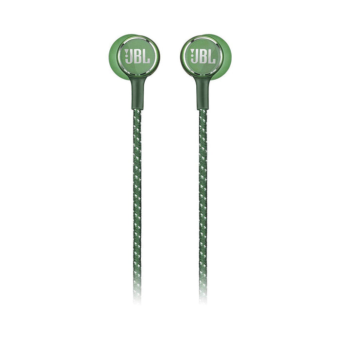 JBL Live 200 BT Wireless in-Ear Neckband Headphones with Three-Button Remote and Microphone (Green)