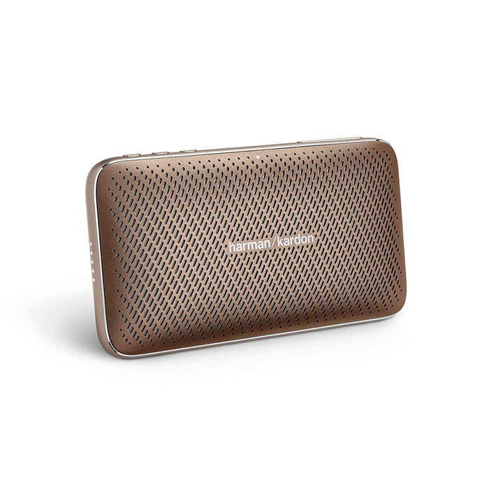 Harman Kardon Esquire Mini 2 Portable Bluetooth Speaker with Mic, 10 Hours of Playtime and Built-in Powerbank (Brown)