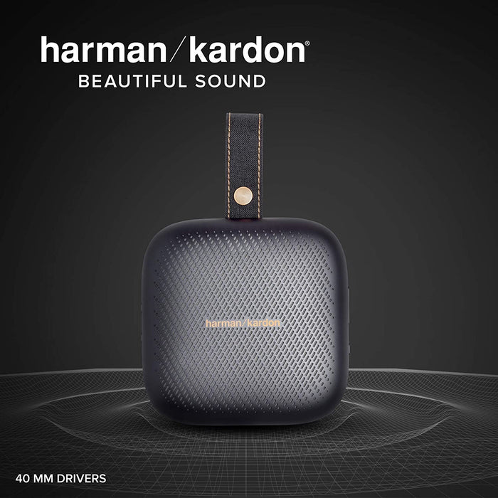 Harman Kardon Fly Neo Ultra-Portable Bluetooth Speaker with 10 Hours of Playtime and IPX7 Waterproof (GRAY)