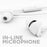 boAt BassHeads 110 in-Ear Headphones with Mic (White)