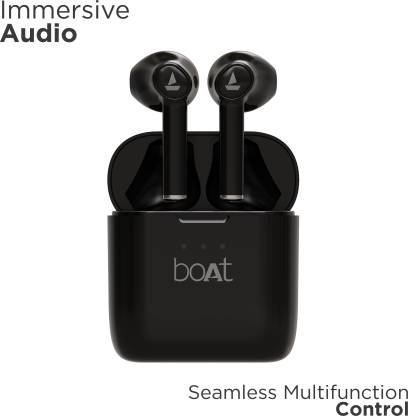boAt Airdopes 131 Twin Wireless Earbuds with IWP™ Technology (Active Black)