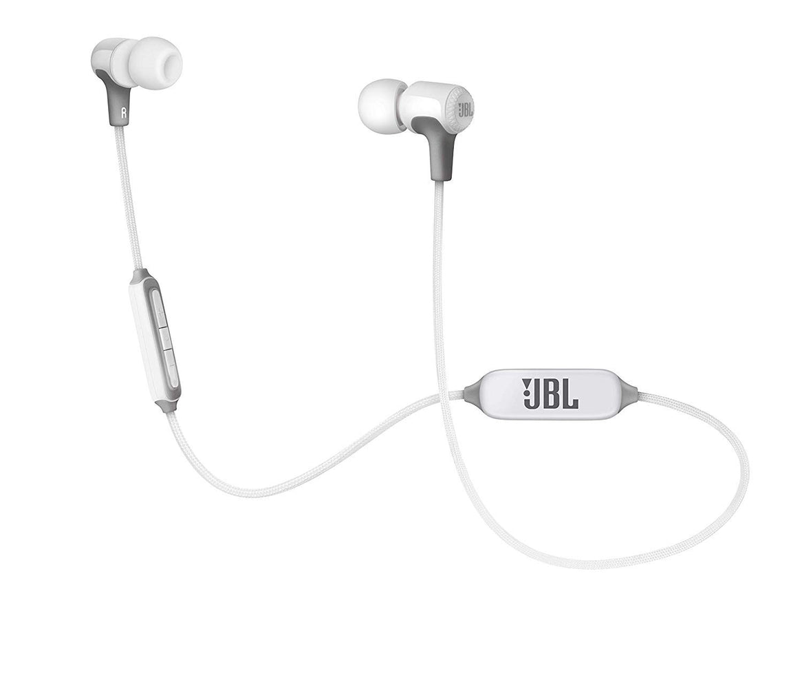JBL E25BT Signature Sound Wireless in-Ear Headphones with Mic (White)
