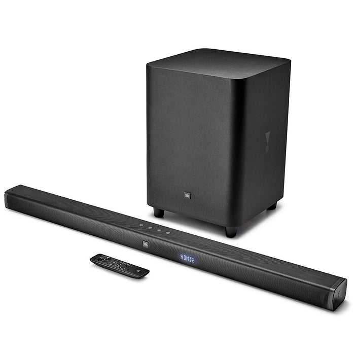 JBL Bar 3.1 4K Soundbar with Wireless Subwoofer (450 Watts, 6 Woofers, Dolby Digital, Surround Sound)