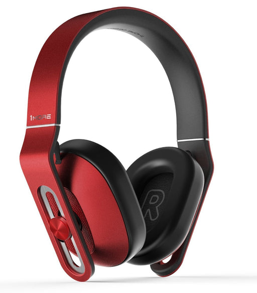 1MORE Over-Ear Headphones with MIC & Volume Rockers- Red MK801
