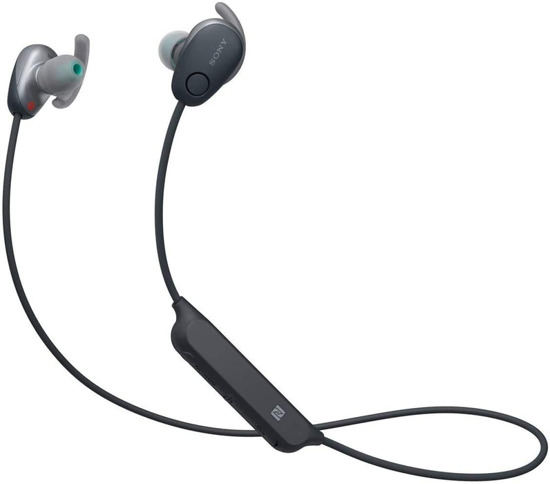 Sony WI-SP600N Wireless Sports Headphones with Noise Cancelling and IPX4 Splash Proof (Black)