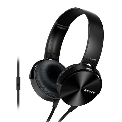 Sony MDR-XB450AP On-Ear EXTRA BASS Headphones with Mic (Black)
