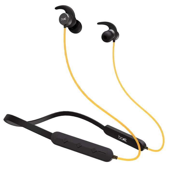 boAt Rockerz 255 Pro Wireless Headset with Up to 6H Playtime (Blazing Yellow)