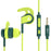 boAt Bassheads 242 in Ear Wired Earphones with Mic (Neon green)