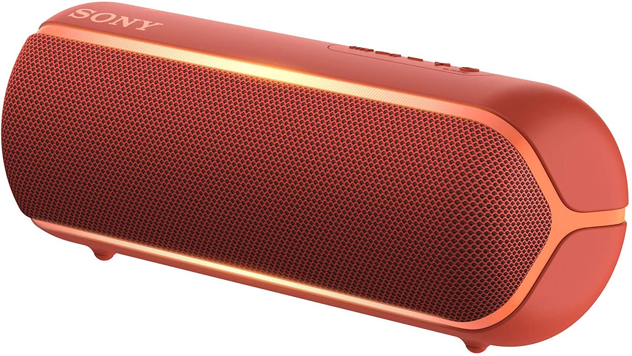 Sony SRS-XB22 Wireless Extra Bass Bluetooth Speaker with 12 Hours Battery Life (Red)