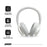 JBL Live 650BTNC Wireless Over-Ear Noise-Cancelling Headphones with Alexa (White)