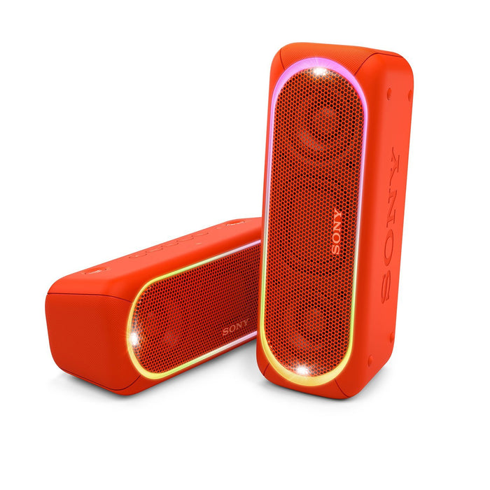Sony SRS-XB30 Portable Bluetooth Speakers (Red)