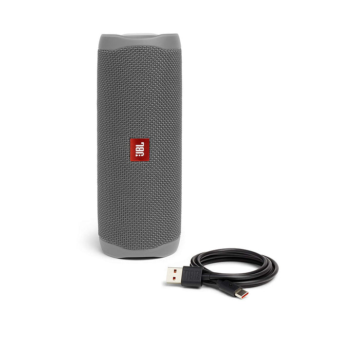 JBL Flip 5 20 W IPX7 Waterproof Bluetooth Speaker with PartyBoost (Without Mic, Grey)