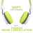 boAt Rockerz 400 Bluetooth On-Ear Headphones with Mic (Grey/Green)