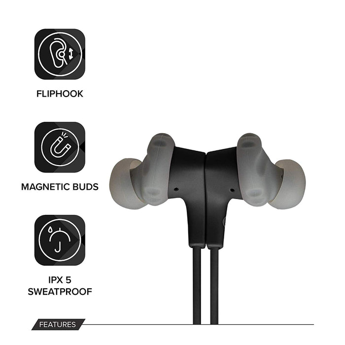 JBL Endurance Run BT Sweat Proof Wireless in-Ear Sport Headphones (Black)