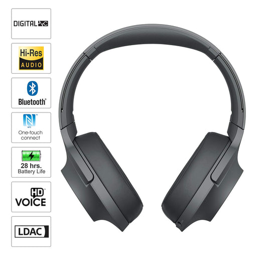 Sony WH-H900N Wireless Digital Noise Cancellation Headphones with Touch Sensor (Black)