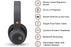 JBL E55BT Quincy's Signature Sound Wireless Over-Ear Headphones (Space Gray)