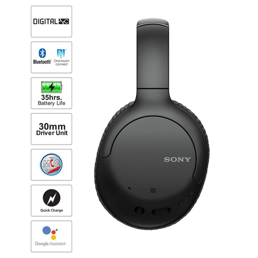 Sony WH-CH710N Noise Cancelling Wireless Headphones 35 Hours Battery Life