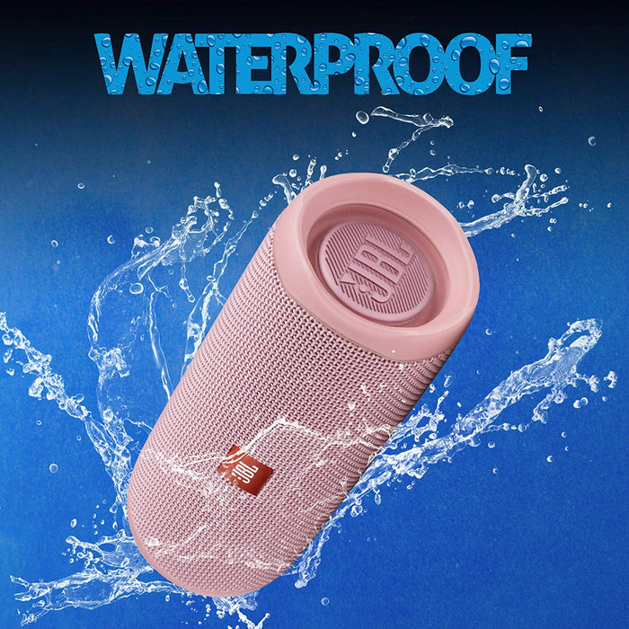 JBL Flip 5 20 W IPX7 Waterproof Bluetooth Speaker with PartyBoost (Without Mic, Pink)