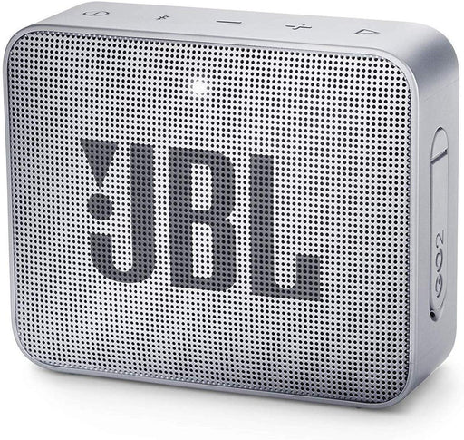 JBL Go 2 Portable Waterproof Bluetooth Speaker with mic (Ash Grey)