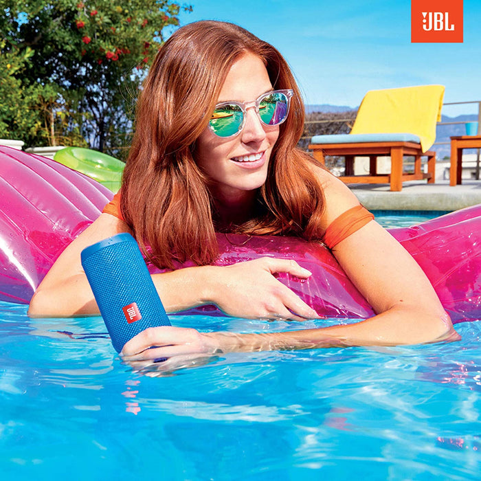 JBL Flip 4 Portable Wireless Speaker with Powerful Bass & Mic (Teal)