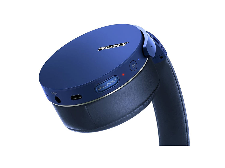 Sony MDR-XB950B1 On-Ear Wireless Premium Extra BASS Headphones (Blue)