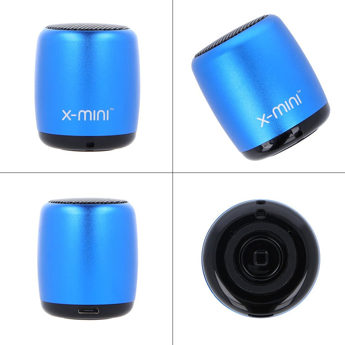 X-mini Nano-X 2W Ultra Portable Wireless Bluetooth Speaker with Mic and Remote Shutter (Midnight Blue)