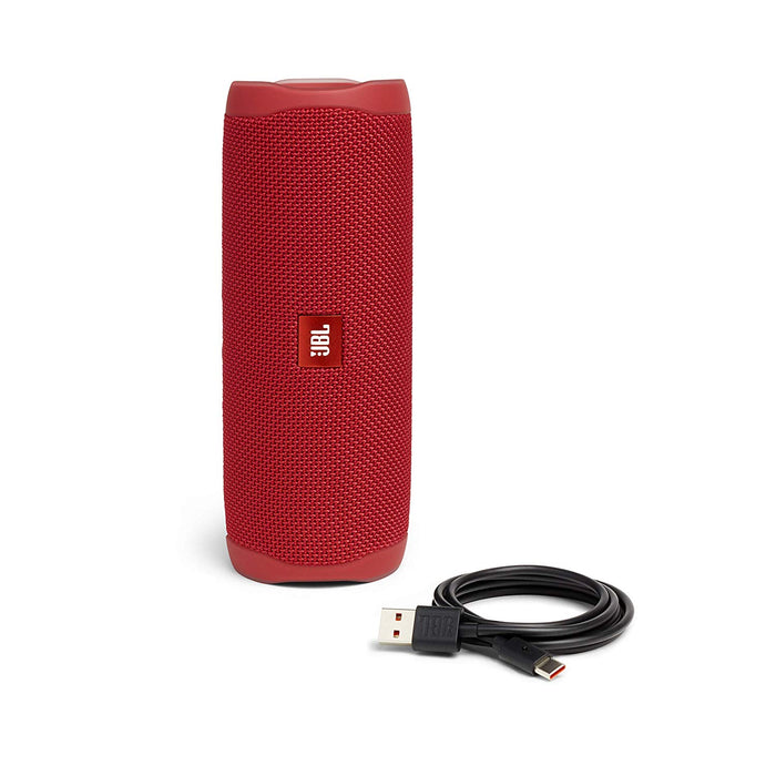 JBL Flip 5 20 W IPX7 Waterproof Bluetooth Speaker with PartyBoost (Without Mic, Red)