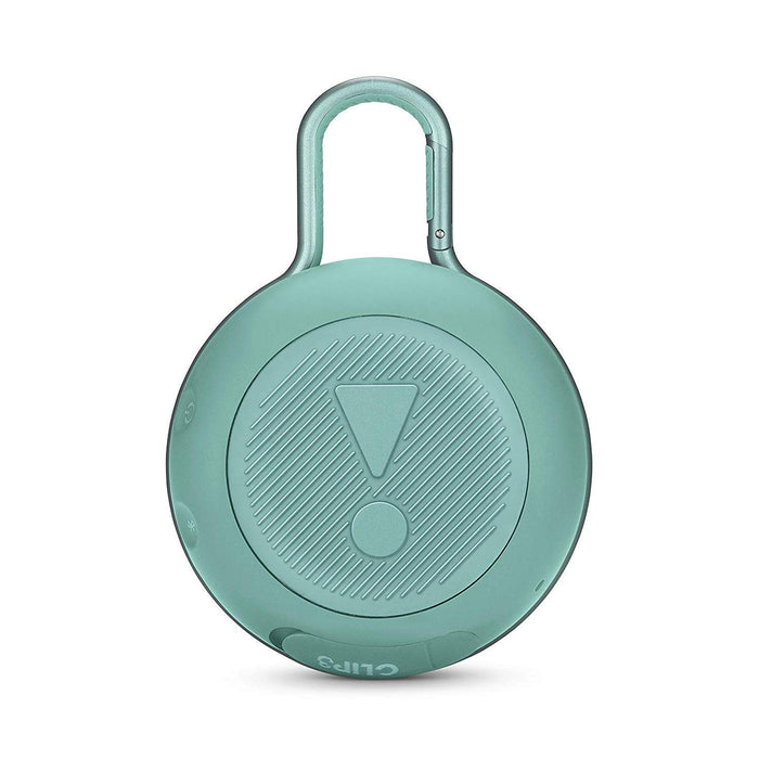JBL Clip 3 Ultra-Portable Wireless Bluetooth Speaker with Mic (Teal)