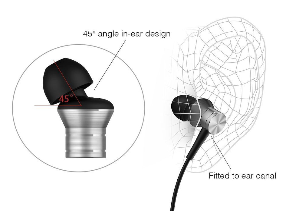 1MORE Piston Fit Earphones with MIC-Silver