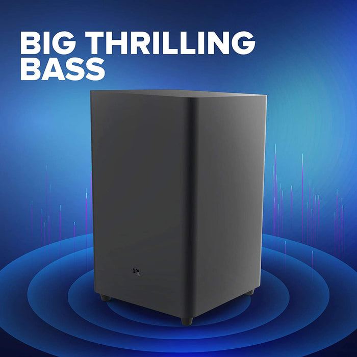 JBL Bar 2.1 Deep Bass Soundbar with Wireless Subwoofer, Dolby Digital & JBL Surround Sound Modes (300 Watts, Black)