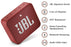 JBL Go 2 Portable Waterproof Bluetooth Speaker with mic (Ruby Red)