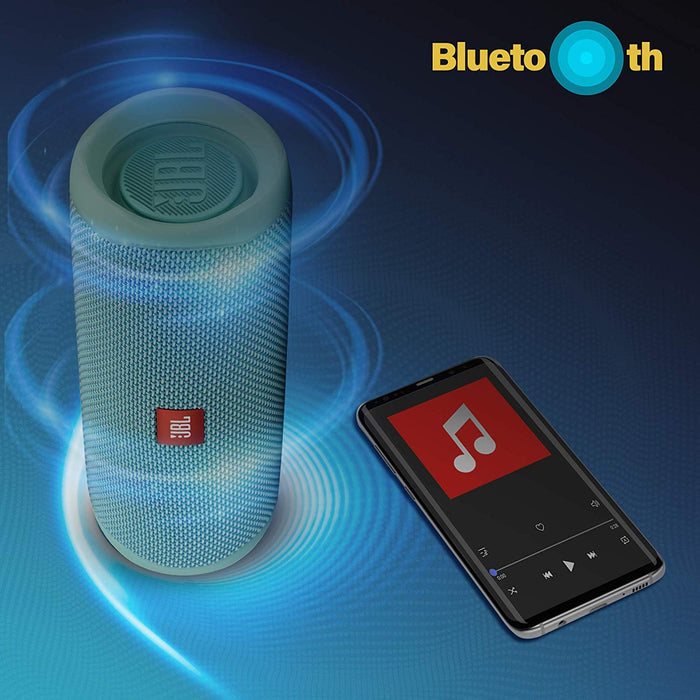 JBL Flip 5 20 W IPX7 Waterproof Bluetooth Speaker with PartyBoost (Without Mic, Teal)