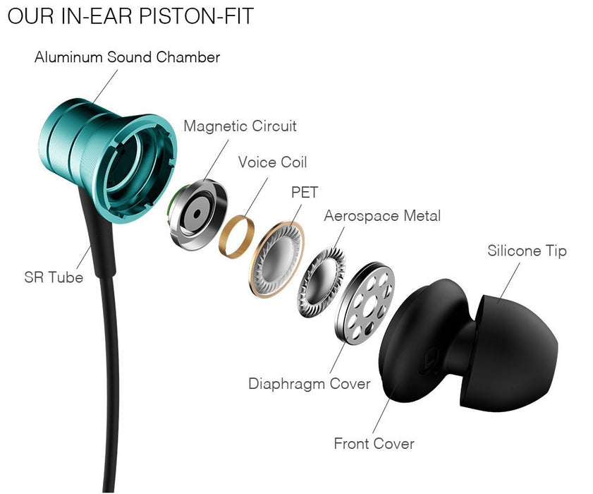 1MORE Piston Fit Earphones with MIC-Blue